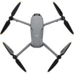 High-quality DJI drone with four propellers for aerial photography and videography.